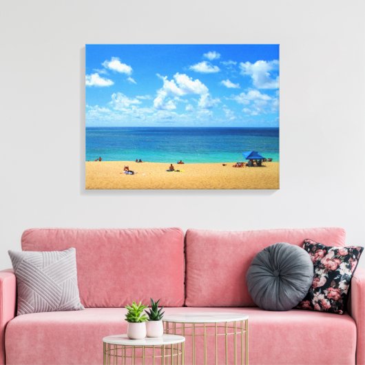 OAHU HAWAII #7 DOEK CANVAS AFDRUK (Insitu (Woonkamer))