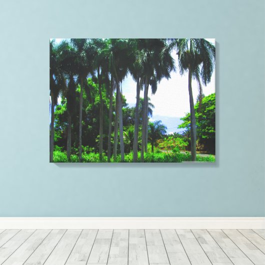 OAHU HAWAII #9 DOEK CANVAS AFDRUK (Insitu (Houten vloer))