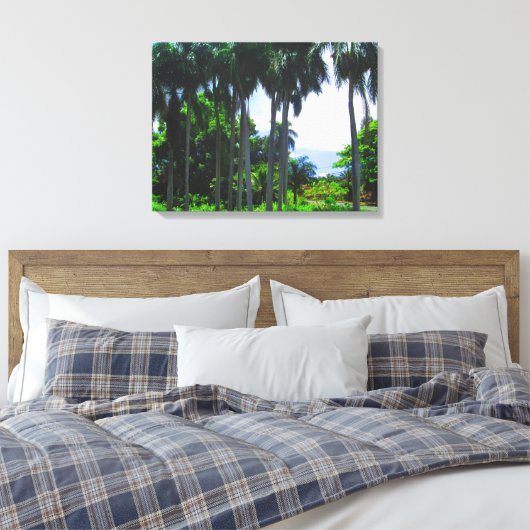 OAHU HAWAII #9 DOEK CANVAS AFDRUK (Insitu (Slaapkamer))