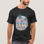 Oahu Hawaii Beach Surf Summer Vacation T-shirt (Voorkant)