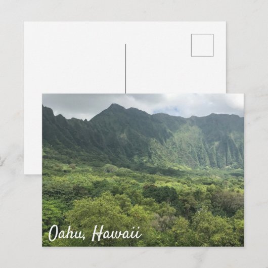Oahu, Hawaii Briefkaart (Voorkant / Achterkant)