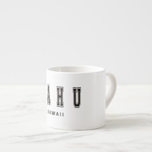 Oahu Hawaii Espresso Kop (Voorkant rechts)