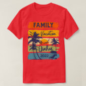 Oahu Hawaii Hawaiian Vacation 2022 Matching Family T-shirt (Design voorkant)
