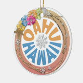 Oahu Hawaii hibiscus ornament (Links)