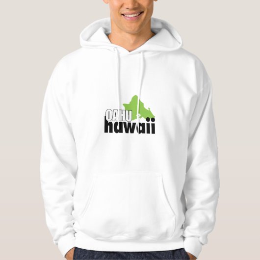 Oahu Hawaii Hoodie (Voorkant)