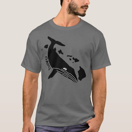 Oahu - Hawaii Islands Humpback T-shirt (Voorkant)