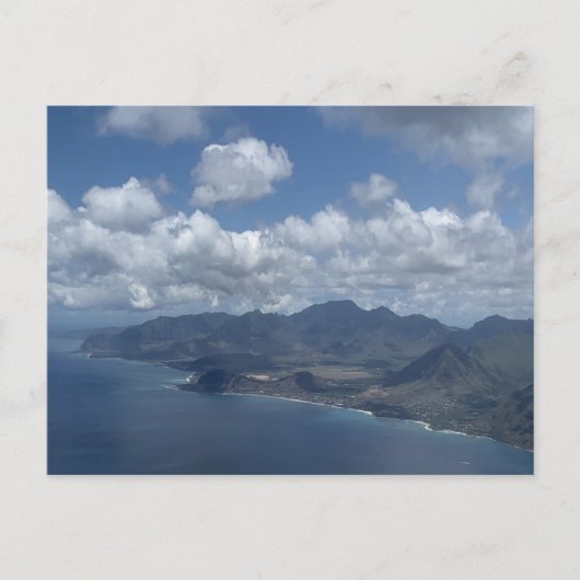 Oahu Hawaii Luchtfotografie Briefkaart (Voorkant)