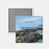 Oahu, Hawaii Magneet (Voorkant / Achterkant)