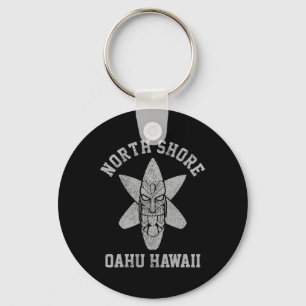 Oahu Hawaii Noordkust Surfstrand Surf Surfer Gif Sleutelhanger