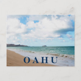 Oahu Hawaii Ocean Waves & Beach Briefkaart