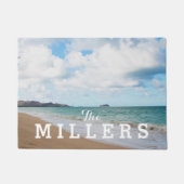 Oahu Hawaii Ocean Waves & Beach Deurmat (Voorkant)