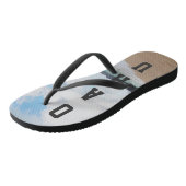 Oahu Hawaii Ocean Waves & Beach Teenslippers (Schuin)