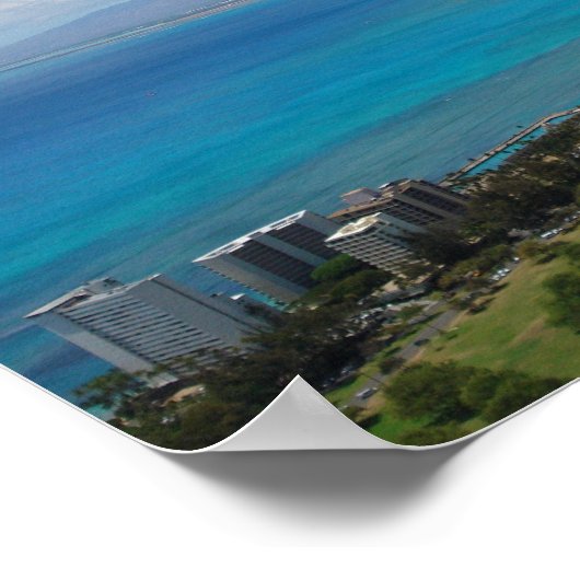 Oahu, Hawaii Poster (Hoek)