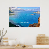 Oahu, Hawaii Poster (Keuken)