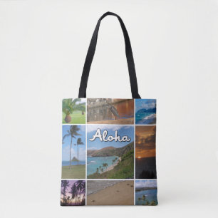 Oahu, Hawaii Potomacs Collage canvas tas