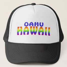 Oahu Hawaii regenboog woorden pet