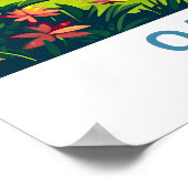 Oahu Hawaii Reisprint Poster (Hoek)