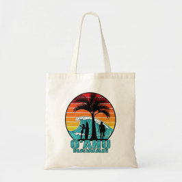 Oahu Hawaii Surfing Tote Bag