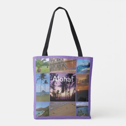 Oahu, Hawaii Tote Bag (Achterkant)