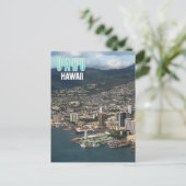 Oahu, Hawaii Travel Briefkaart (Staand voorkant)