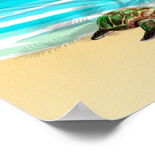 Oahu Hawaii Travel Poster (Hoek)