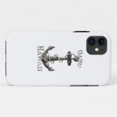 Oahu Hawaii Vacation Nautical Anchor Sailing Case-Mate iPhone Case (Achterkant (horizontaal))