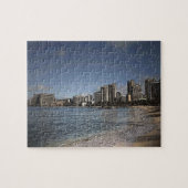 Oahu Hawaii Waikiki puzzle strandplaats Legpuzzel (Horizontaal)