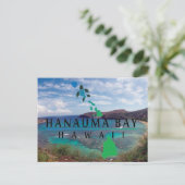 Oahu Island Turtle Briefkaart (Staand voorkant)