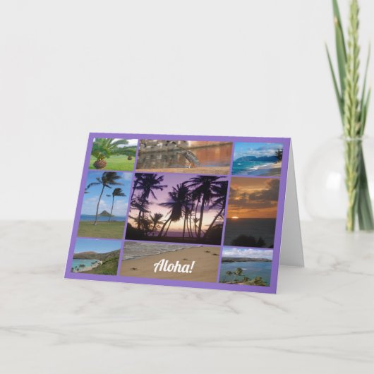 Oahu, Kaart Hawaii (Voorkant)