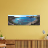 Oahu Oceaan Panoramisch Canvas Afdruk (Insitu (Woonkamer))