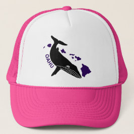 Oahu - Paarse Hawaii Islands Humpback Trucker Pet