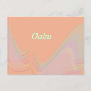Oahu Pastel Wings Ansichtkaart Briefkaart