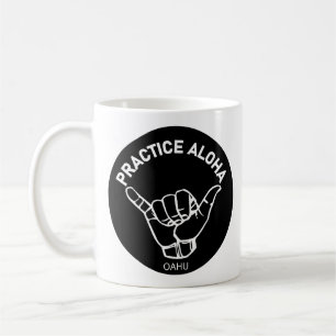 Oahu - Practice Aloha Shaka (Hang los) Koffiemok