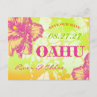 OAHU sparen de Datum Save The Date