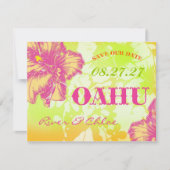 OAHU sparen de Datum Save The Date (Voorkant)