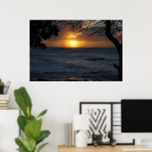 Oahu Sunset Poster (Thuiskantoor)
