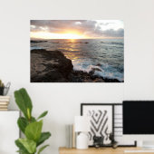 Oahu Sunset Poster (Thuiskantoor)
