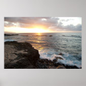 Oahu Sunset Poster (Voorkant)