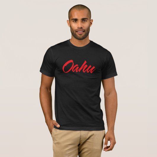 Oahu T-shirt (Voorkant volledig)