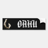OAHU - Tribal Hook Bumpersticker (Voorkant)