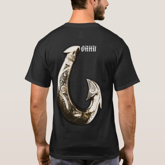Oahu Tribal Hook T-shirt (Achterkant)