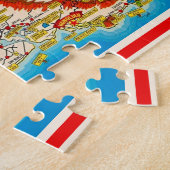 Oahu Wikiki Beach Map 8x10 Legpuzzel (Zijkant)
