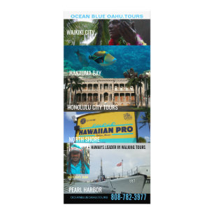 OAHUBLUEOAHU.TOURS RECLAMEKAART