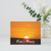 Oahu's Beauty Briefkaart (Staand voorkant)