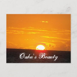 Oahu's Beauty Briefkaart