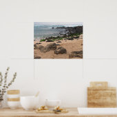 Oahu's North Shore and Sea Turtle  Poster (Keuken)