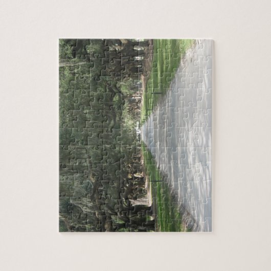 Oak Alley in Boone Hall, Charleston SC Puzzle Legpuzzel (Verticaal)