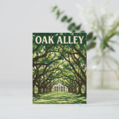 Oak Alley Plantage Briefkaart (Staand voorkant)