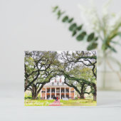 Oak Alley Plantation Briefkaart (Staand voorkant)