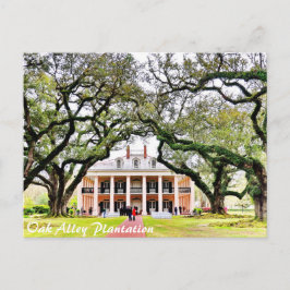 Oak Alley Plantation Briefkaart